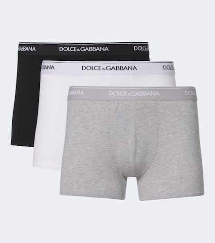 Set de 3 boxers en coton mélangé - Dolce&Gabbana - Modalova