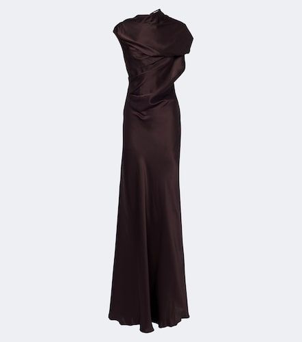 Tove Robe longue Saige en satin - Tove - Modalova