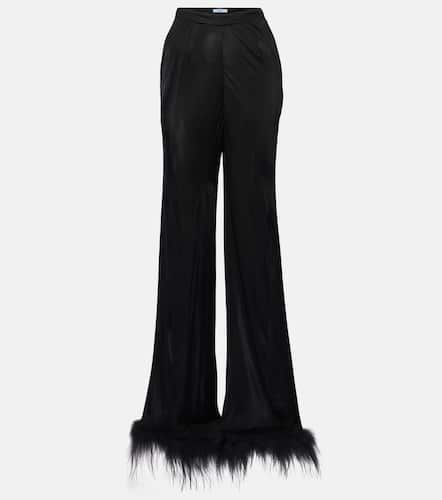 Prada Pantalon ample à plumes - Prada - Modalova