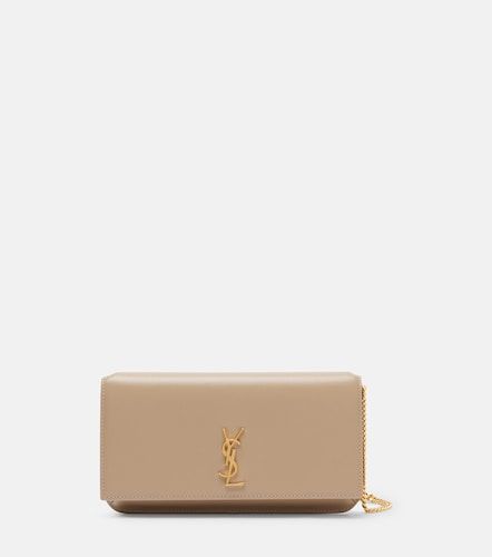 Pochette pour téléphone Cassandre en cuir - Saint Laurent - Modalova