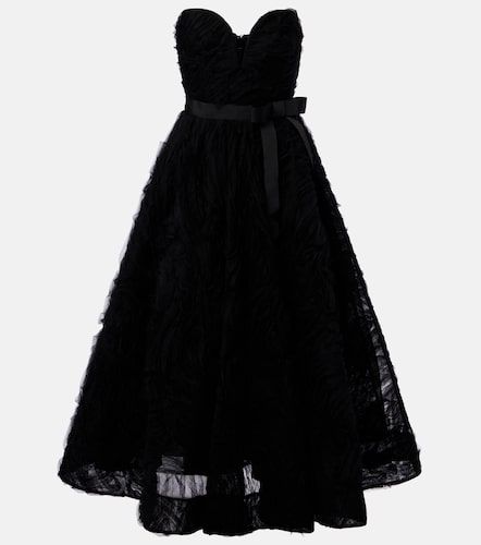 Robe midi Willow brodée en tulle - Rebecca Vallance - Modalova