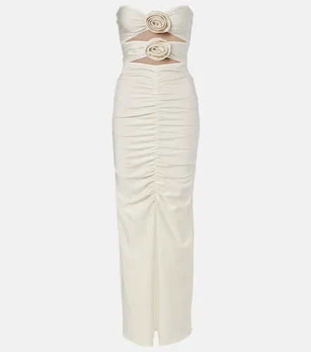 Robe longue à fleurs et découpes - Adriana Degreas - Modalova
