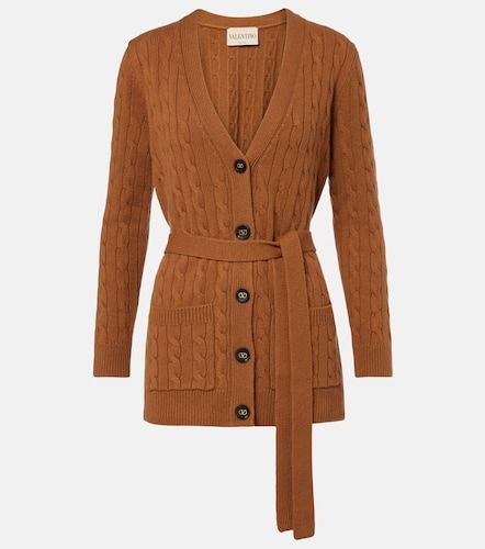 Cardigan en cachemire torsadé - Valentino Garavani - Modalova