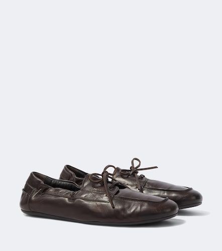 Chaussures bateau Shuffle en cuir - Prada - Modalova