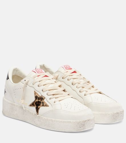 Baskets compensées Ball Star en cuir - Golden Goose - Modalova
