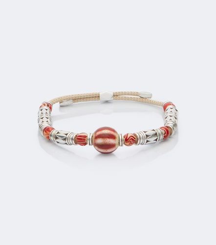 Bracelet Janis en cuir et métal à perles - Isabel Marant - Modalova