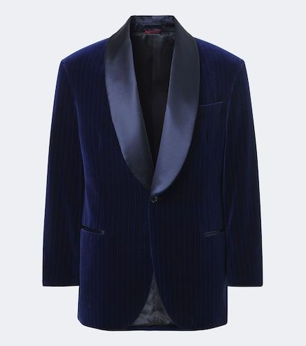 Veste de smoking en coton à rayures - Brunello Cucinelli - Modalova