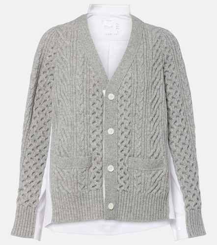 Sacai Cardigan en laine - Sacai - Modalova