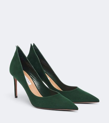 Aquazzura Escarpins Linea en daim - Aquazzura - Modalova