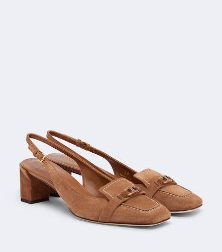 Escarpins slingback T Timeless en daim - Tod's - Modalova