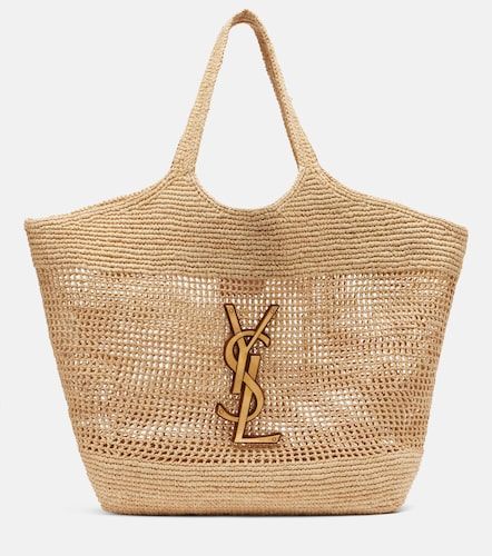 Cabas Icare Maxi en raphia - Saint Laurent - Modalova