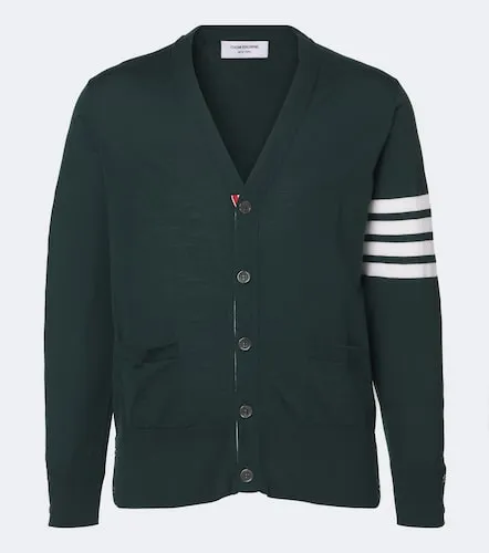 Cardigan 4-Bar en laine vierge - Thom Browne - Modalova