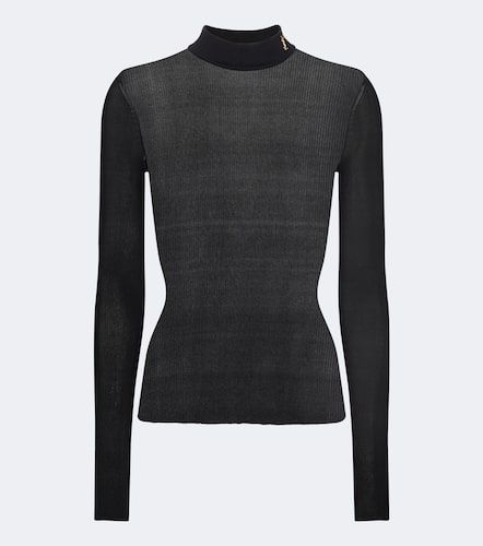 Top Monogram en soie à logo - Saint Laurent - Modalova