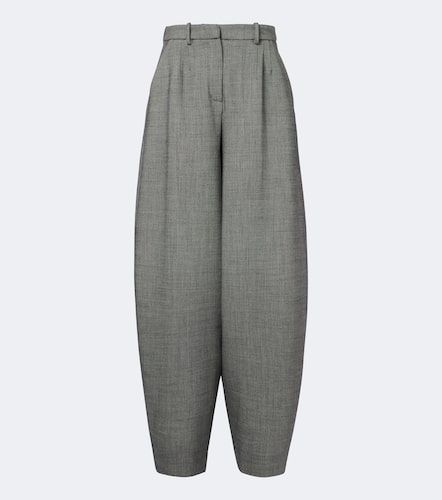 Pantalon tonneau en laine mélangée - Magda Butrym - Modalova