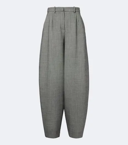 Pantalon tonneau en laine mélangée - Magda Butrym - Modalova