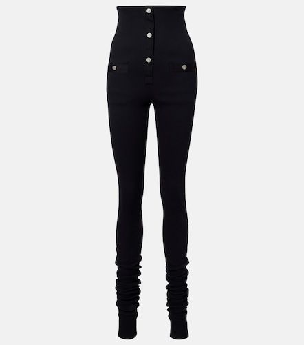 Legging fuseau à taille haute en coton - The Attico - Modalova