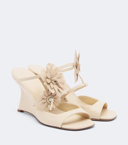 Mules compensées Belara en cuir - Zimmermann - Modalova
