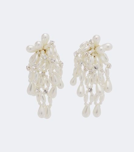 Boucles d'oreilles à perles fantaisie - Simone Rocha - Modalova