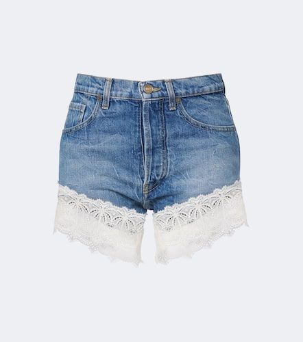 Short Romance en denim à dentelle - Alanui - Modalova