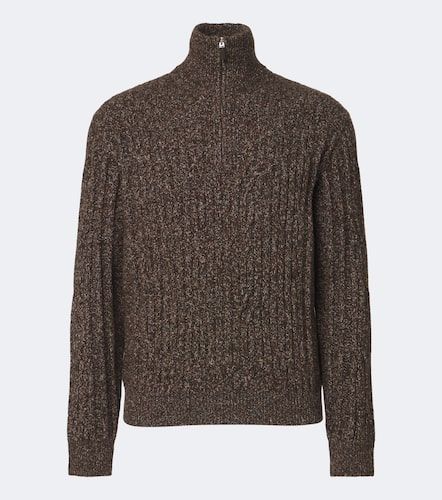 Pull en laine et cachemire à col zippé - Zegna - Modalova