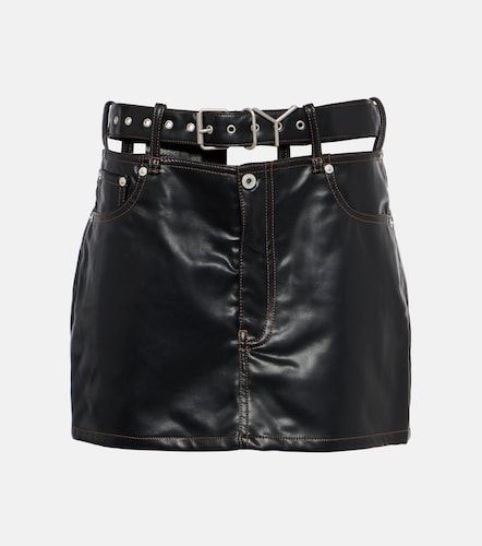 Mini-jupe en cuir synthétique - Y/Project - Modalova