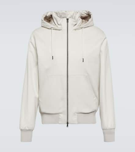 Veste à capuche en soie et cachemire - Herno - Modalova