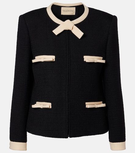 Veste en tweed de laine mélangée - Valentino Garavani - Modalova