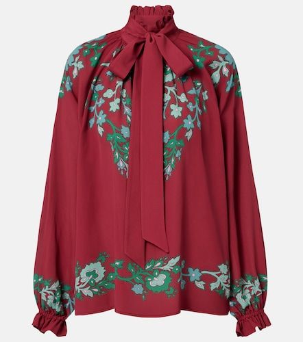 Blouse Cerere en satin à fleurs - La DoubleJ - Modalova