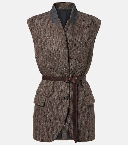 Gilet Molini en laine mélangée - Brunello Cucinelli - Modalova