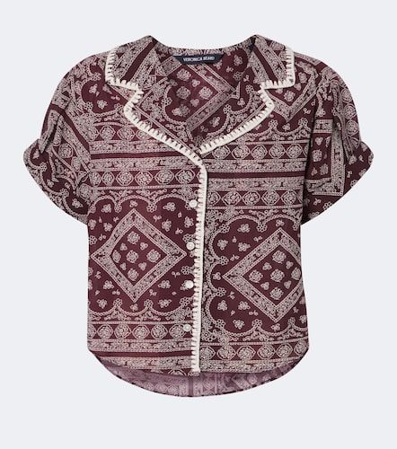 Chemise Ilene en coton mélangé à imprimé - Veronica Beard - Modalova