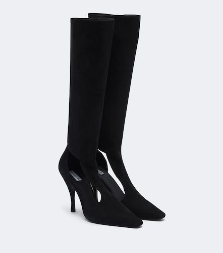 Alaïa Bottes en daim à découpes - Alaia - Modalova