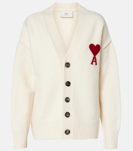Cardigan Ami de Coeur en laine vierge - Ami Paris - Modalova