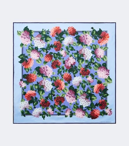 Foulard en soie à fleurs - Carolina Herrera - Modalova