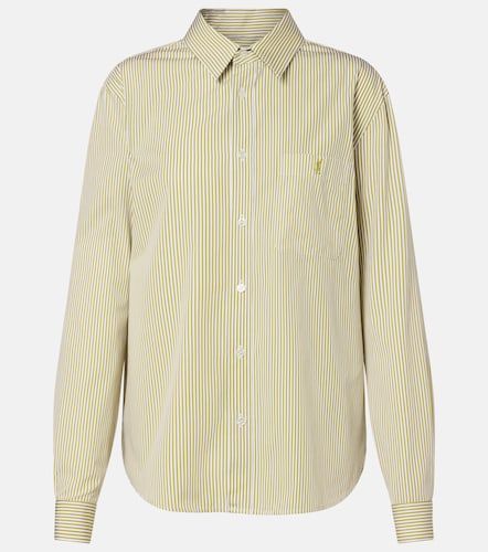 Chemise rayée en coton - Saint Laurent - Modalova