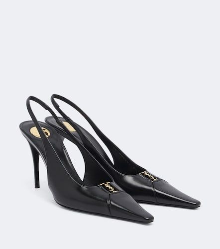 Escarpins slingback Cassandre en cuir - Saint Laurent - Modalova