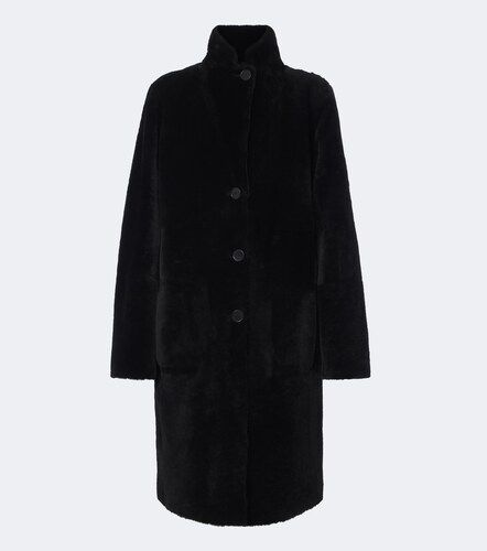 Manteau réversible Britanny en shearling et cuir - Joseph - Modalova
