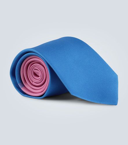 Cravate en soie imprimée - Prada - Modalova