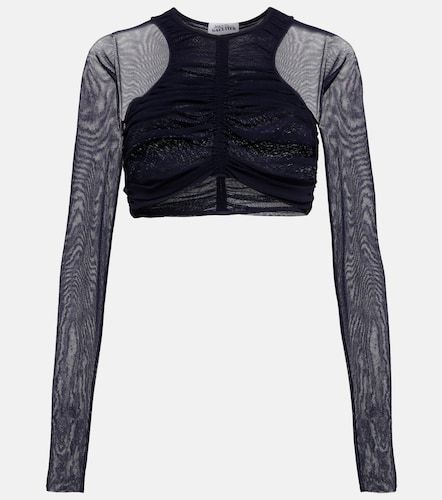 Top raccourci en résille - Jean Paul Gaultier - Modalova