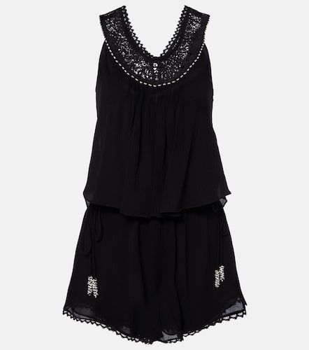 Combi-short Nilany en soie à perles - Isabel Marant - Modalova