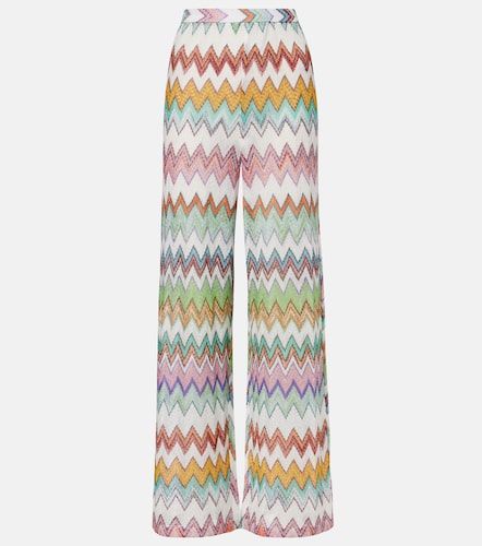 Pantalon ample Zigzag en lamé - Missoni - Modalova