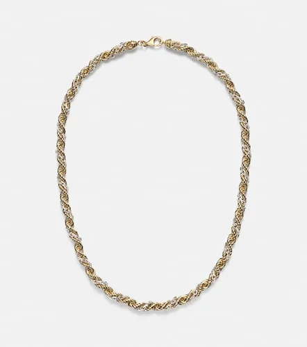 Yvonne Léon Collier Corde Torsade en or blanc et 18 ct - Yvonne Leon - Modalova