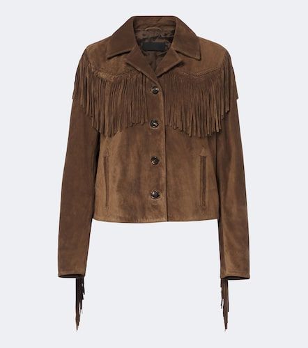 Veste Eloi en daim à franges - Nili Lotan - Modalova