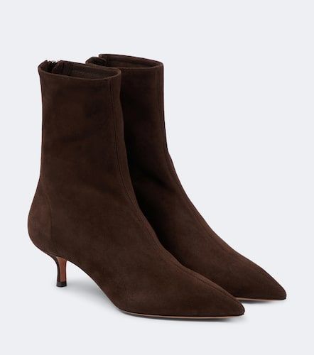 Bottines Montmartre 50 en daim - Aquazzura - Modalova