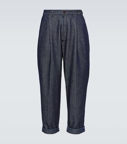 Giorgio Armani Jean tapered rayé - Giorgio Armani - Modalova