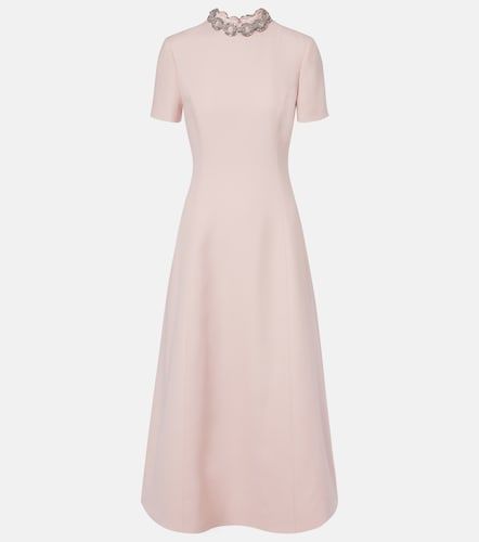 Robe en Crêpe Couture à ornements - Valentino - Modalova