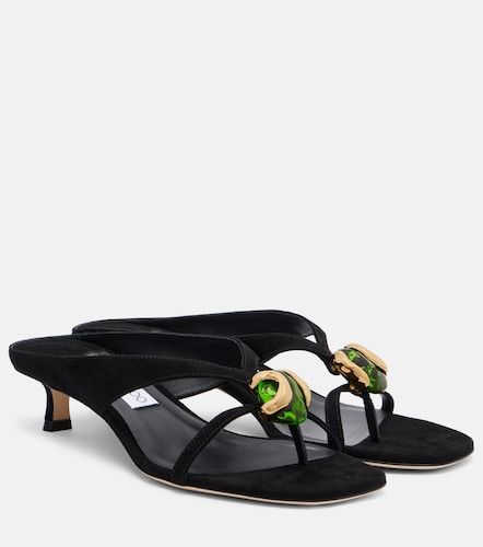 Mules Emeri Stone en daim à ornements - Jimmy Choo - Modalova