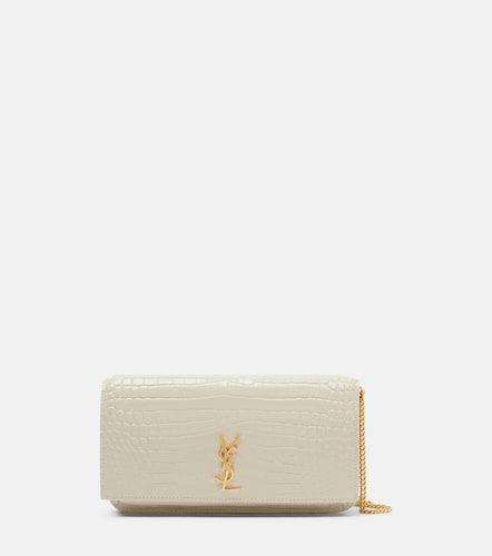 Pochette pour téléphone Cassandre Mini en cuir - Saint Laurent - Modalova