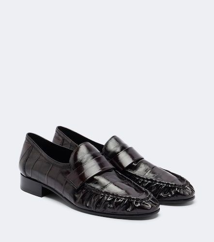 Mocassins Soft en cuir d'anguille - The Row - Modalova