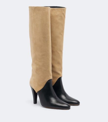 JUDE Bottes Edita en cuir et daim - JUDE - Modalova