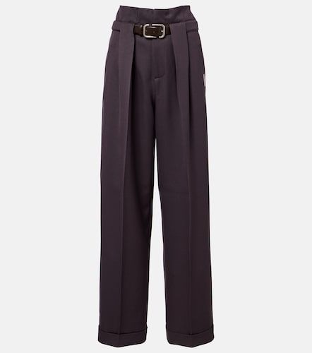 Pantalon ample en laine vierge - The Attico - Modalova